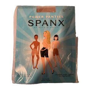 New SPANX Higher Power High Waisted Panty Body Shaping Shapewear BARE Size D